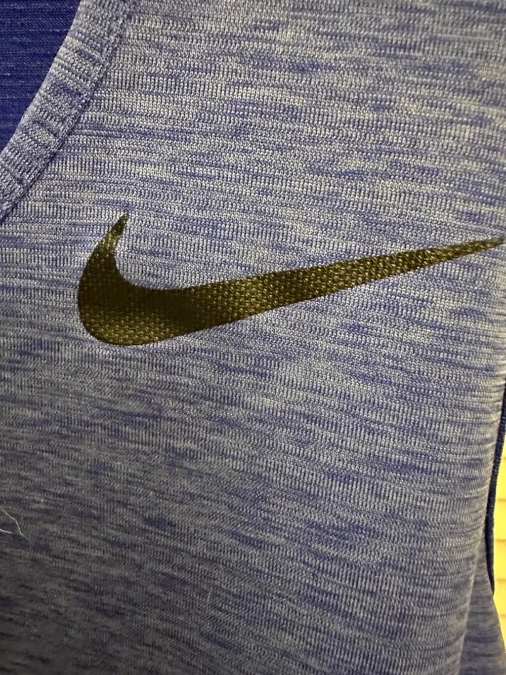 Nike Blue Heather Dri-FIT Athletic Tank